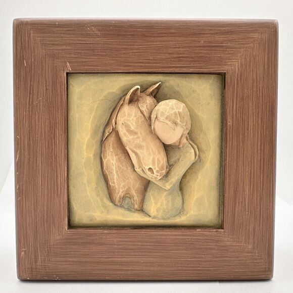 Willow Tree by Susan Lordi Quiet Strength Memory Keepsake Box Horse & Girl 2008 - Picture 1 of 6